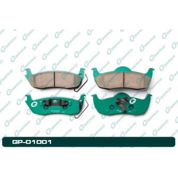 Колодки тормозные дисковые GP-01001 <b>G-BRAKE GP01001</b>