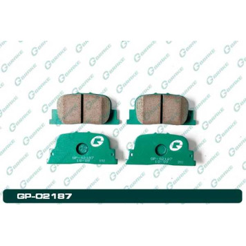 Колодки тормозные дисковые GP-02187 <b>G-BRAKE GP02187</b>