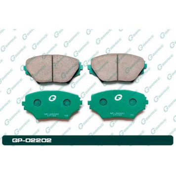 Колодки тормозные дисковые GP-02202 <b>G-BRAKE GP02202</b>