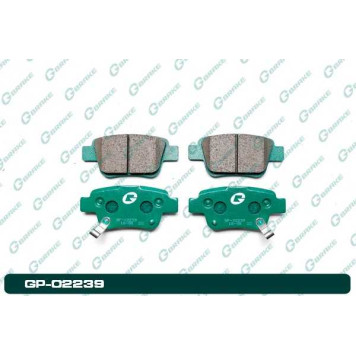 Колодки тормозные дисковые GP-02239 <b>G-BRAKE GP02239</b>