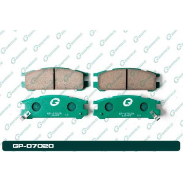 Колодки тормозные дисковые GP-07020 <b>G-BRAKE GP07020</b>