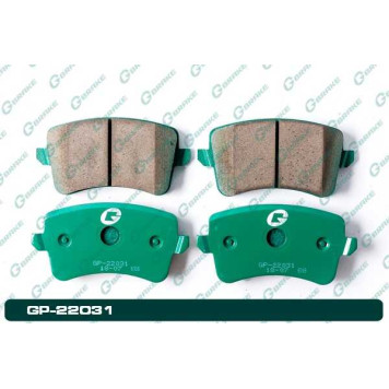 Колодки тормозные дисковые GP-22031 <b>G-BRAKE GP22031</b>