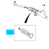 Пыльник рулевой рейки CHEVROLET AVEO 03> с гур <b>GENERAL MOTORS 93742565</b>