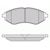 Колодки тормозные CHEVROLET AVEO 03> передние <b>GENERAL MOTORS 94566892</b>