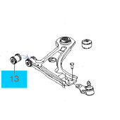 Сайлент-блок рычага CHEVROLET LACETTI/REZZO пер. <b>GENERAL MOTORS 96378346</b>