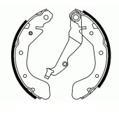 Колодки тормозные CHEVROLET AVEO 03> задние барабан. <b>GENERAL MOTORS 96473229</b>