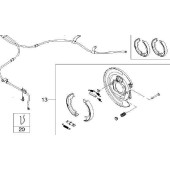 К-т тормозных колодок(4шт) стояночного тормоза <b>GENERAL MOTORS 96496764</b>