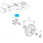 Цапфа задняя левая <b>GENERAL MOTORS 96535151</b>