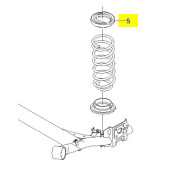 Подкладка задней пружины верхняя <b>GENERAL MOTORS 96535172</b>