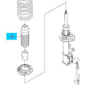 Пыльник амортизатора CHEVROLET LACETTI заднего <b>GENERAL MOTORS 96561749</b>