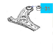 Сайлент-блок рычага CHEVROLET AVEO 03> пер. <b>GENERAL MOTORS 96653381</b>