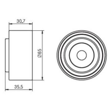 Ролик обводной ремня грм <b>GMB GT-60540</b>