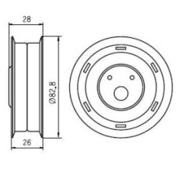 Ролик грм опорный <b>GMB GT80070</b>