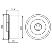 Ролик грм натяжной <b>GMB GT80110</b>