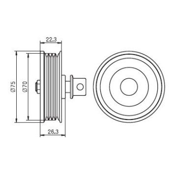 Ролик натяжителя ремня грм <b>GMB GT90920</b>
