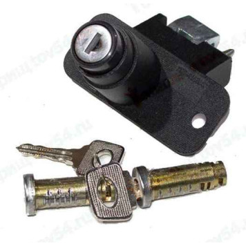 Замок багажника ВАЗ 2108 в сборе с личинками черный <b>ГРАНД РИ АЛ 50067</b>