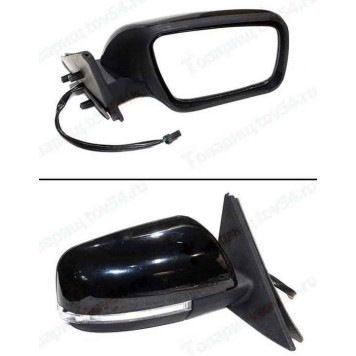 Зеркало заднего вида наружное ВАЗ 2171 Приора нового образца правое электропривод, обогрев, поворотник <b>ГРАНД РИ АЛ 50481</b>