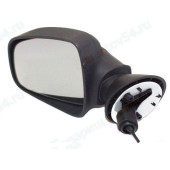 Зеркало заднего вида наружное Renault Logan, Largus левое механическое, сфера, накладка под покраску<b>ГРАНД РИ АЛ 50797</b>