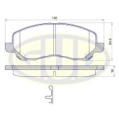К-т колодки пер mit outlanderlancerspace runner 2.0i 16v2.4gdi 99- <b>G.U.D GBP080412</b>