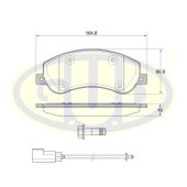 Колодки пер frd transit 2.2tdci2.4tdci2.3 16v 06- <b>G.U.D GBP125002</b>