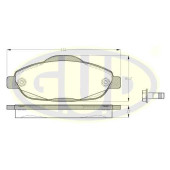 Колодки пер pgt 30830085008 1.41.6 16v1.6-2.0hdi 07- <b>G.U.D GBP132300</b>