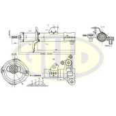 Амортизатор nis primera 02- пер l <b>G.U.D GSA331015</b>