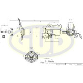 Амортизатор подвески <b>G.U.D GSA333311</b>
