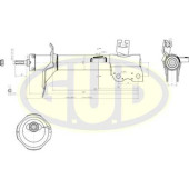Амортизатор nis x-trail 01- l зад <b>G.U.D GSA334363</b>