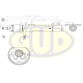 Амортизатор подвески <b>G.U.D GSA334835</b>