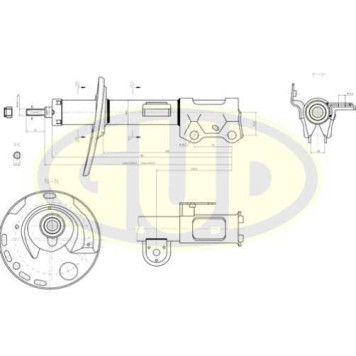 Амортизатор toy rav 4 iii 06- пер r <b>G.U.D GSA339031</b>