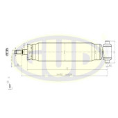 Амортизатор pgt 308 07- зад <b>G.U.D GSA349066</b>