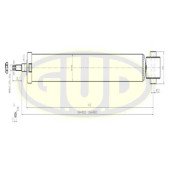 Амортизатор frd fusion 6.02- зад <b>G.U.D GSA553309</b>
