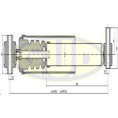 Амортизатор ren laguna ii 1.6-2.0/1.9dci 01- зад <b>G.U.D GSA553803</b>