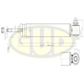 Амортизатор подвески <b>G.U.D GSA555608</b>