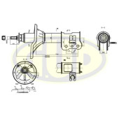 Амортизатор подвески <b>G.U.D GSA634044</b>