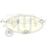 Амортизатор audi a3vw golf ivborasko octavia пер <b>G.U.D GSA634812</b>