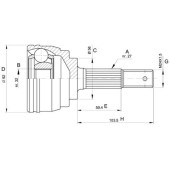 -_=GNS3050K=607-172=NI023-OKG [3910071J00] !шрус наружн. Niss <b>H.D.K. NI-26</b>