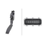 Педаль акселератора с датчиком <b>HELLA 6PV009765-711</b>