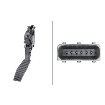 Педаль акселератора с датчиком <b>HELLA 6PV009765-711</b>
