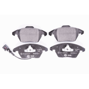 Колодки тормозные дисковые, комплект <b>HELLA 8DB355023-161</b>