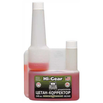 Цетан-корректор для дизельного топлива, с SMT2 ,240 мл HI-GEAR HG3411
