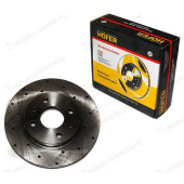 Диск тормозной ВАЗ 2110, 2190 (перфорир) вент R 13 <b>HOFER HF 130 208</b>