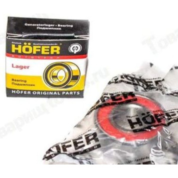 Подшипник коленвала ВАЗ 2101, задней крышки генератора Газ 31029 дв.402, М-412 (180502) <b>HOFER HF 300 015</b>