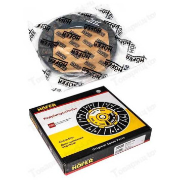 Диск сцепления ВАЗ 21233 Шеви Нива н.о (4 двойных пруж) <b>HOFER HF 520 144</b>