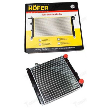 Радиатор охлаждения ВАЗ 1111 алюм <b>HOFER HF 708 416</b>