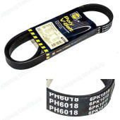Ремень ВАЗ 1117-1119 Калина c кондиционером <b>HOLA 6PK1018, AC(+)</b>