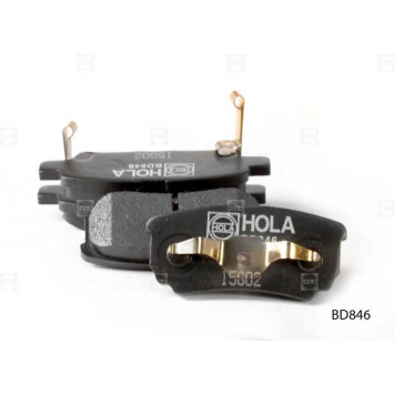 Колодки тормозные тормозные дисковые задние MITSUBISHI Lancer IX <b>HOLA BD846</b>