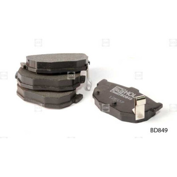 Колодки тормозные тормозные дисковые задние HYUNDAY Elantra XD без абс <b>HOLA BD849</b>