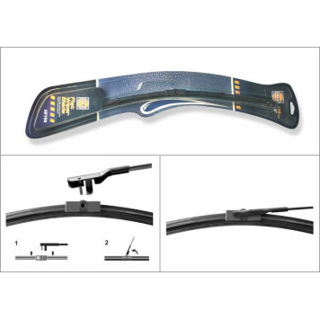 48см бескаркасная щетка стеклоочистителя FORD C-MAX SKODA Octavia <b>HOLA HF19A</b>