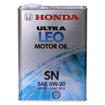 Масло моторное синтетическое 4л 0w20 SN Honda Ultra LEO-SN 08217-99974